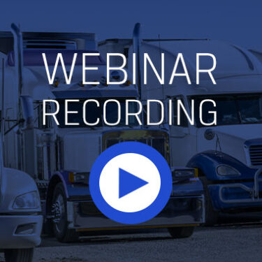 Webinar: Transportation Insurance – Securing Coverage in a Challenging Market